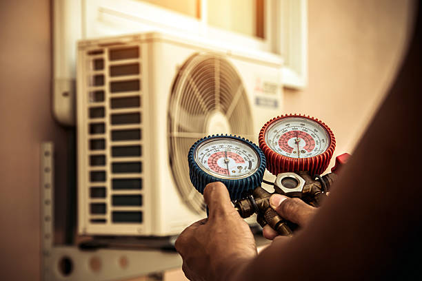 Professional Hvac technician working in Athens, PA